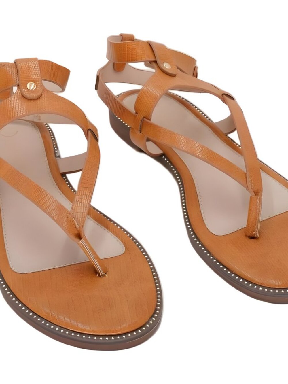 Journee Collection Womens Tangie Comfort Foam Sandal Tan 8.5m